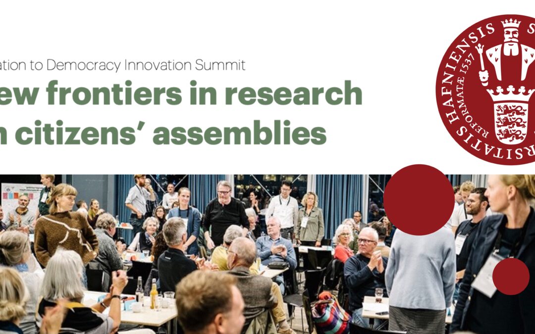 Democracy Innovation Summit 2023: New Frontiers in Research on Citizens’ Assemblies